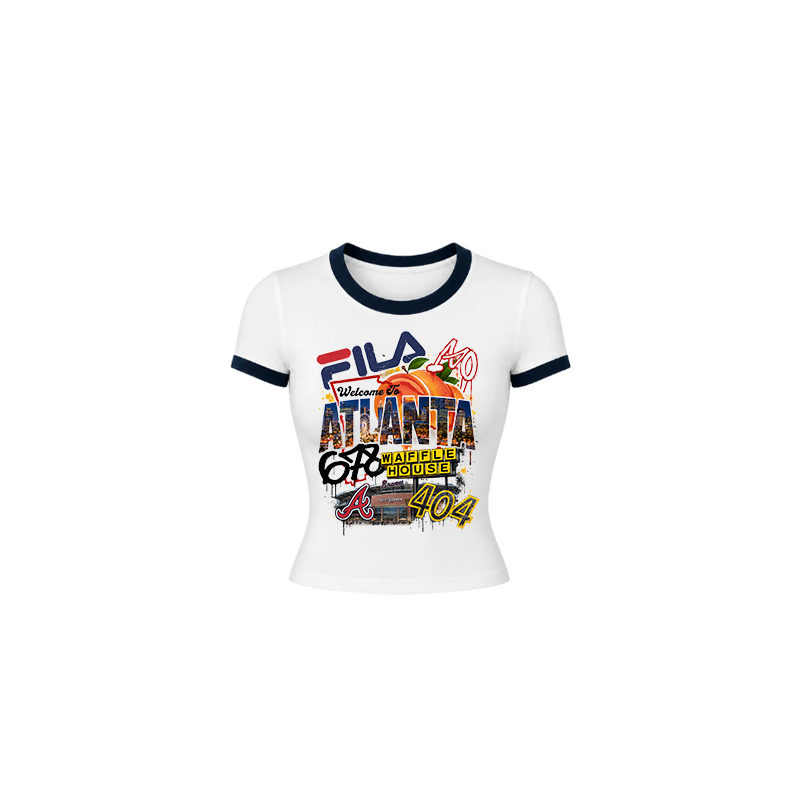 Mioth "Atlanta Living" Ringer Womens Tee