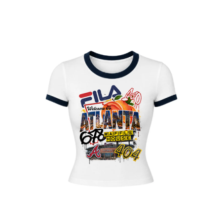 Mioth "Atlanta Living" Ringer Womens Tee
